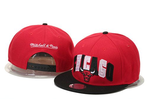 Chicago Bulls Snapback Red Hat 1 GS 0620